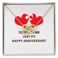 Together We Just Fit Inseparable Necklace-Express Your Love Gifts