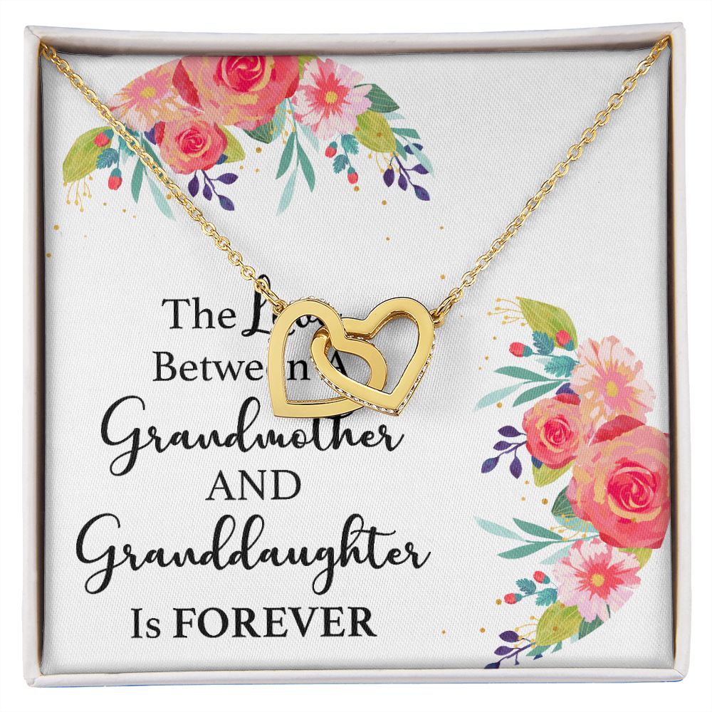 The Love Between a Grandmother and Granddaughter Inseparable Necklace-Express Your Love Gifts