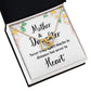 Mother and Daughter Never Truly Apart Inseparable Necklace-Express Your Love Gifts