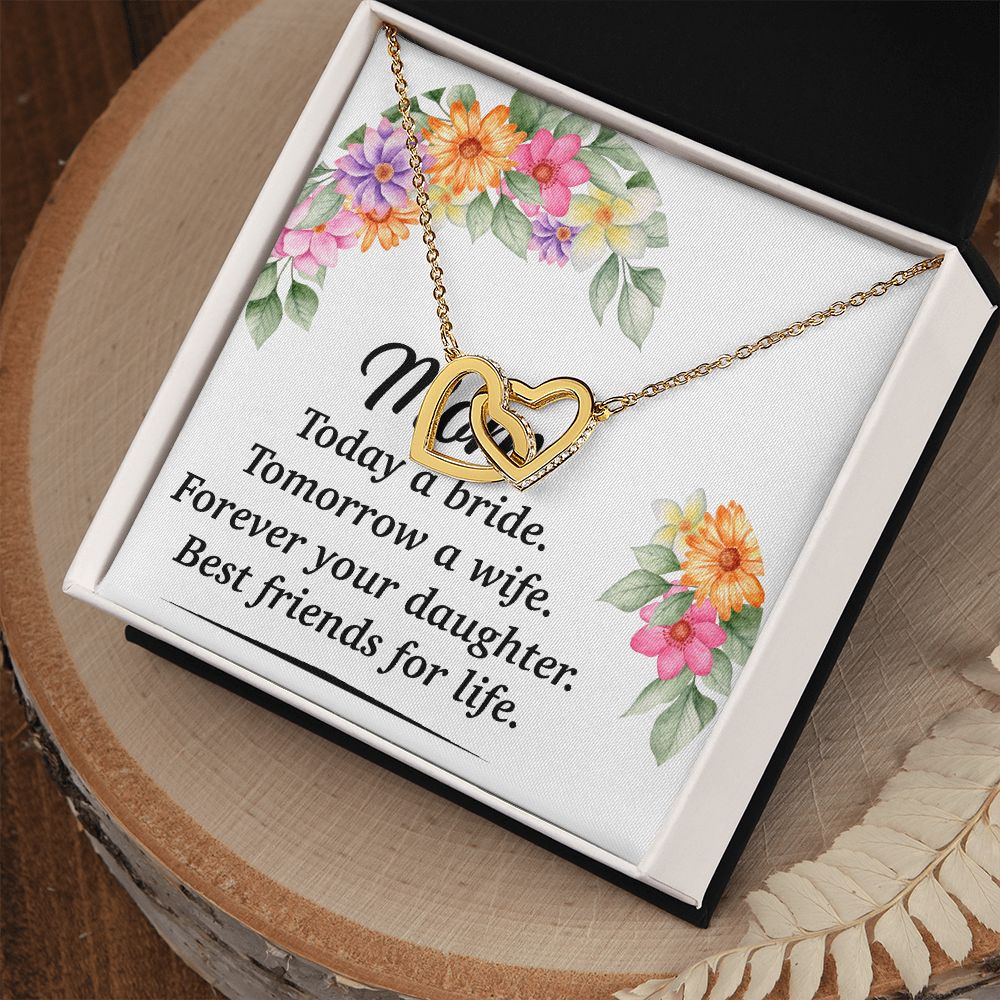 Mom Bestfriend For Life Inseparable Necklace-Express Your Love Gifts