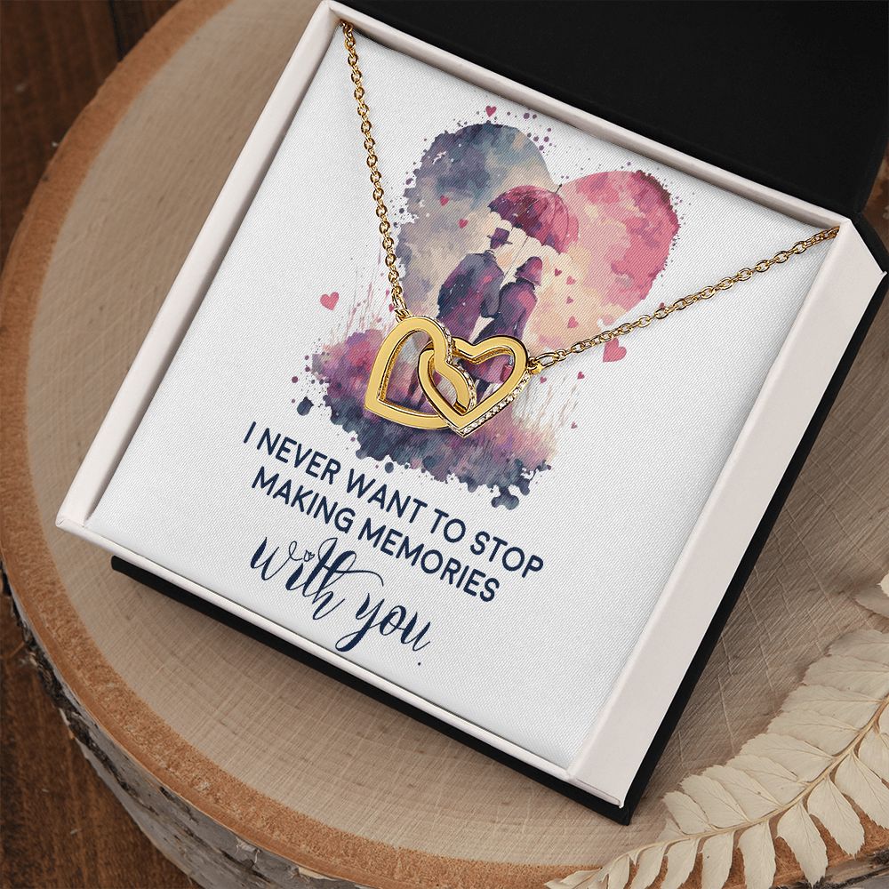 Never Stop Making Memories Inseparable Necklace-Express Your Love Gifts