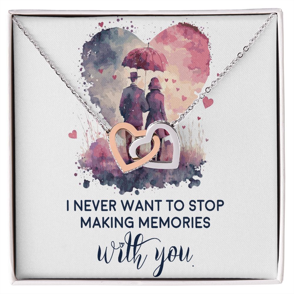 Never Stop Making Memories Inseparable Necklace-Express Your Love Gifts