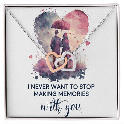 Never Stop Making Memories Inseparable Necklace-Express Your Love Gifts