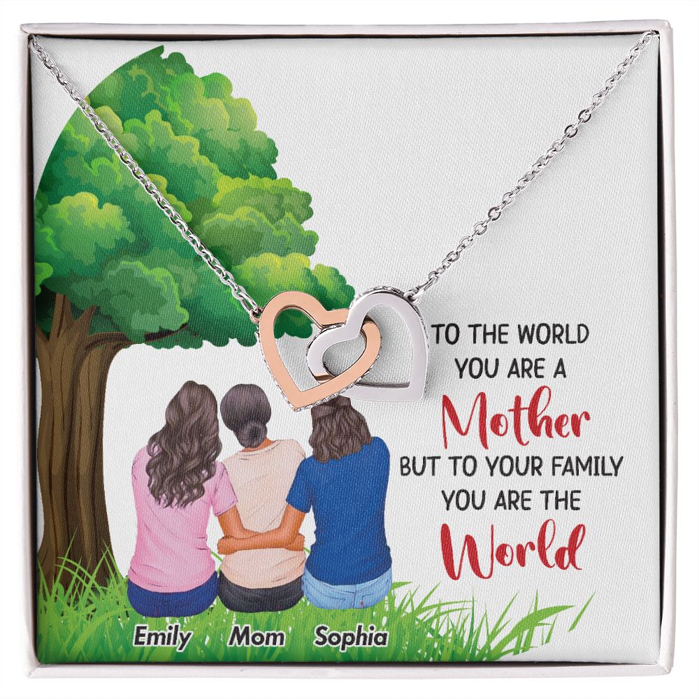 To The World You Are a Mother Inseparable Necklace-Express Your Love Gifts