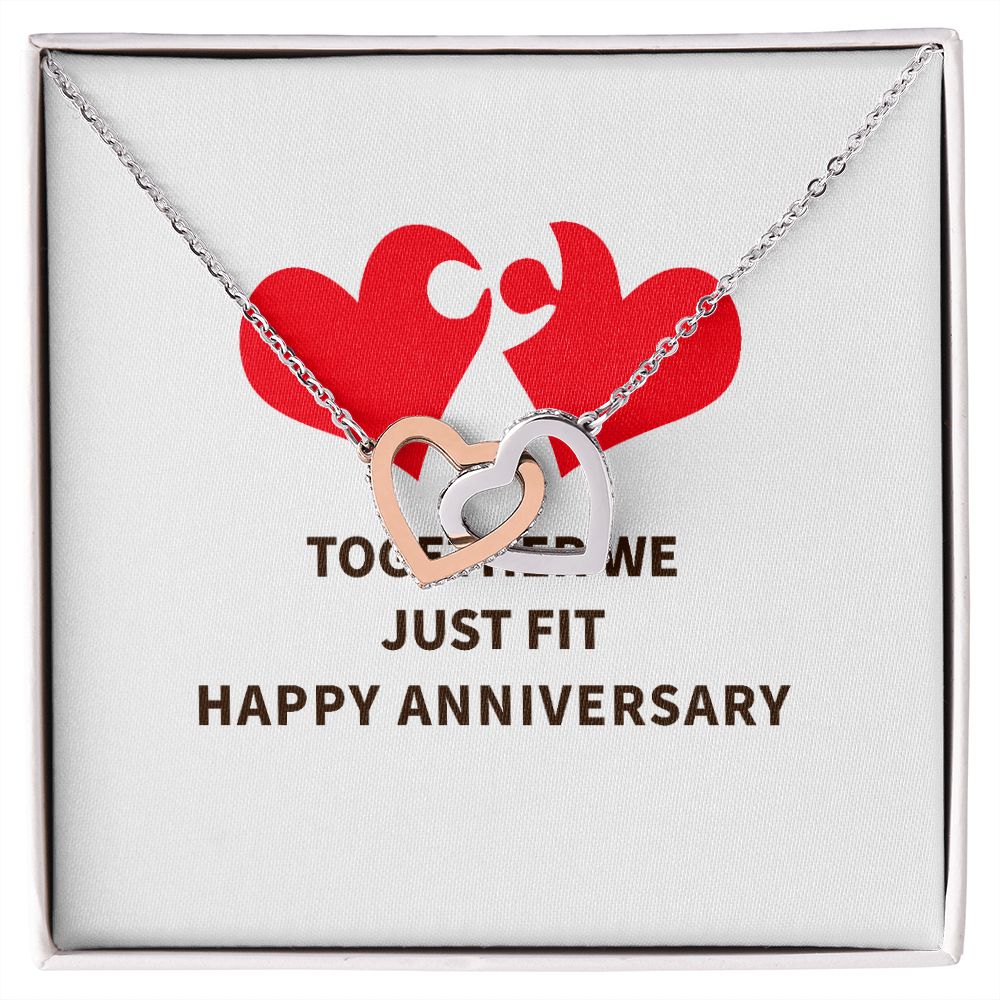 Together We Just Fit Inseparable Necklace-Express Your Love Gifts