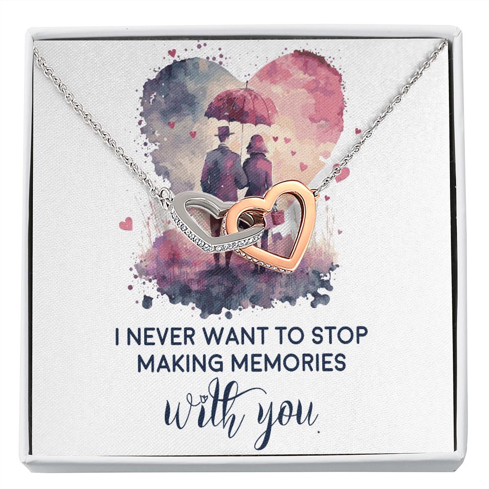 Never Stop Making Memories Inseparable Necklace-Express Your Love Gifts