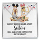 Sisters Connected by The Heart Inseparable Necklace-Express Your Love Gifts