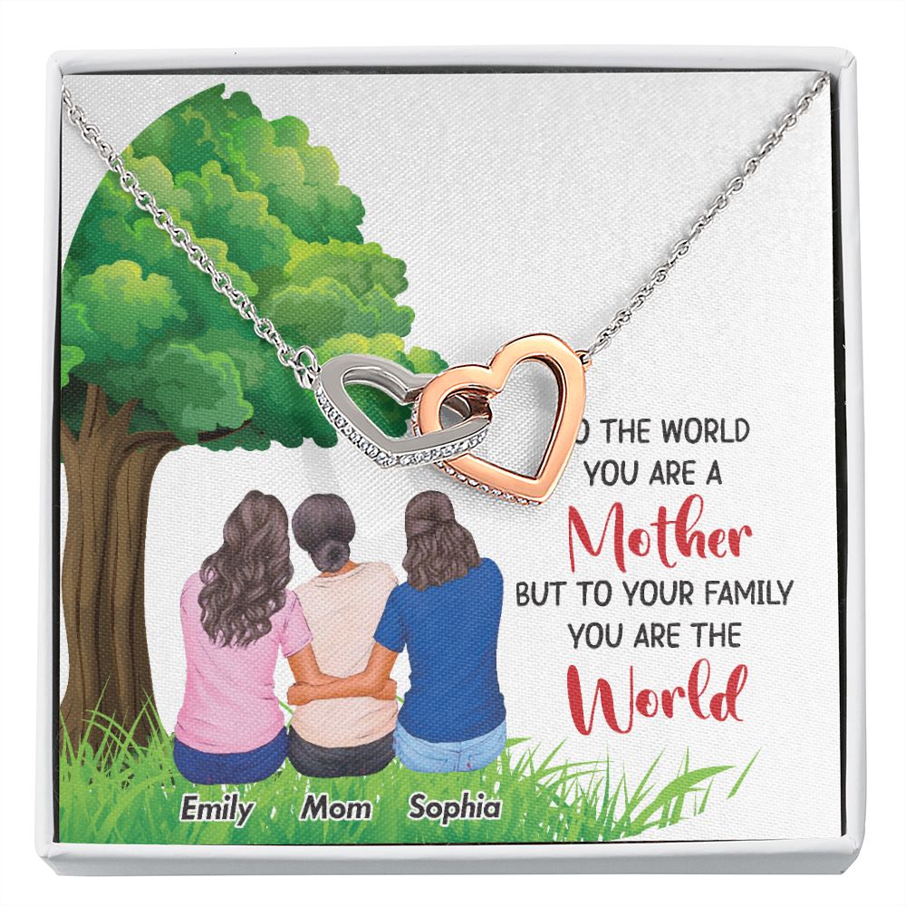 To The World You Are a Mother Inseparable Necklace-Express Your Love Gifts