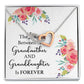 The Love Between a Grandmother and Granddaughter Inseparable Necklace-Express Your Love Gifts