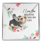 I Love You Because You Are My Life Inseparable Necklace-Express Your Love Gifts