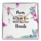 Mom We Love You With All Our Hearts Inseparable Necklace-Express Your Love Gifts
