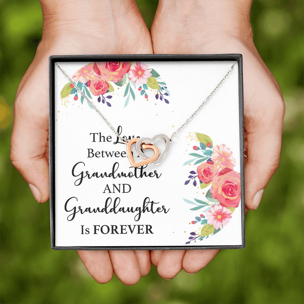 The Love Between a Grandmother and Granddaughter Inseparable Necklace-Express Your Love Gifts
