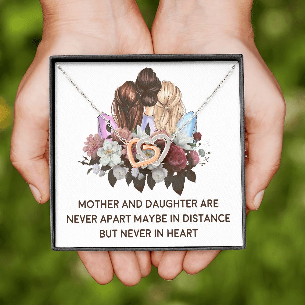 Mother and Daughter Never Apart Inseparable Necklace-Express Your Love Gifts