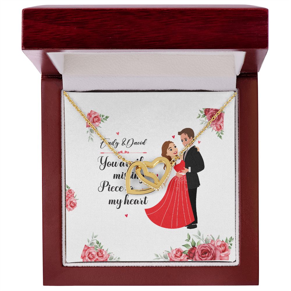 You Are The Missing Piece to My Heart Inseparable Necklace-Express Your Love Gifts