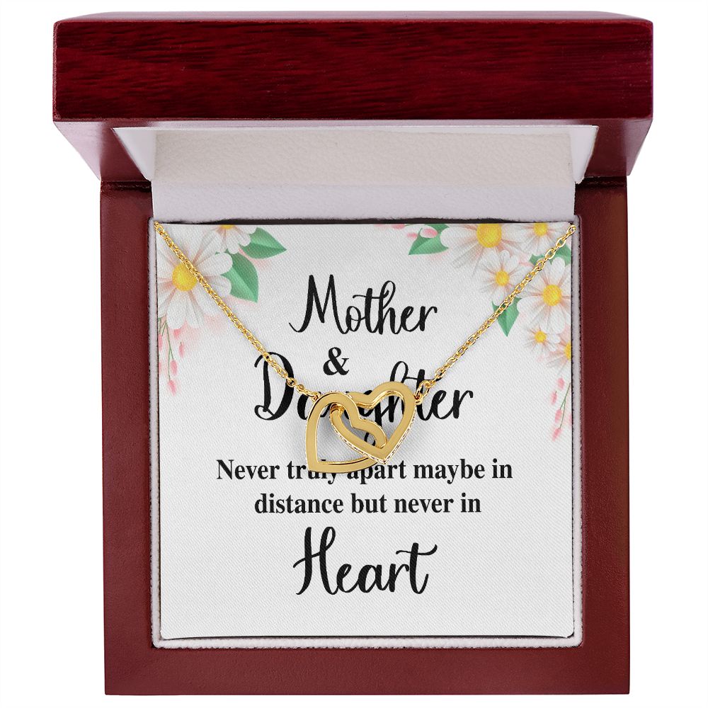 Mother and Daughter Never Truly Apart Inseparable Necklace-Express Your Love Gifts