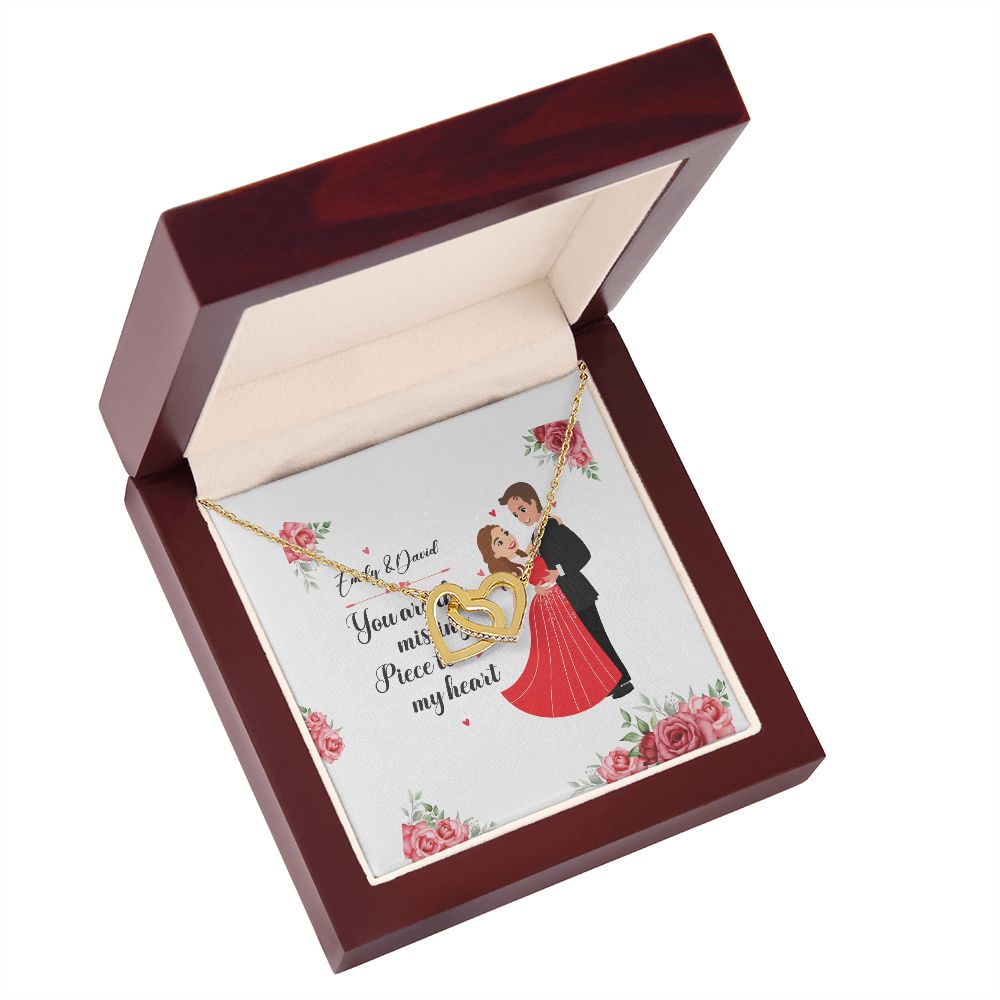 You Are The Missing Piece to My Heart Inseparable Necklace-Express Your Love Gifts