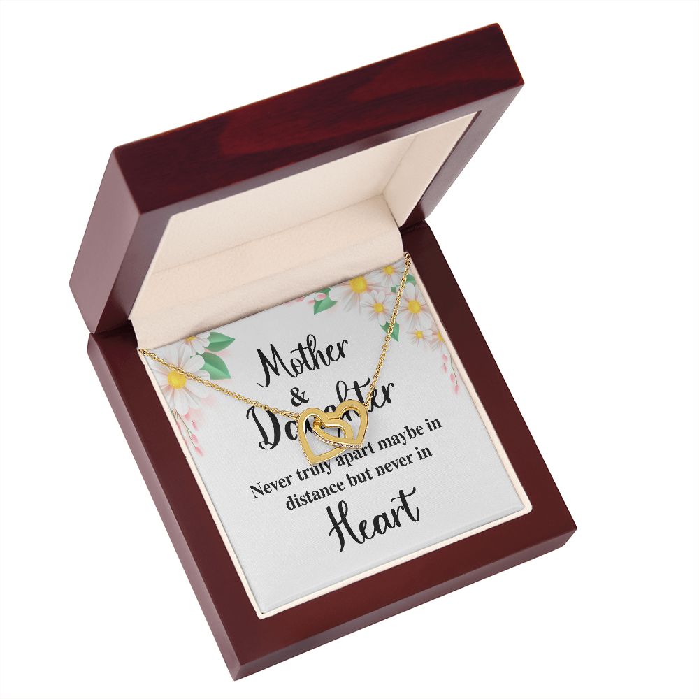Mother and Daughter Never Truly Apart Inseparable Necklace-Express Your Love Gifts