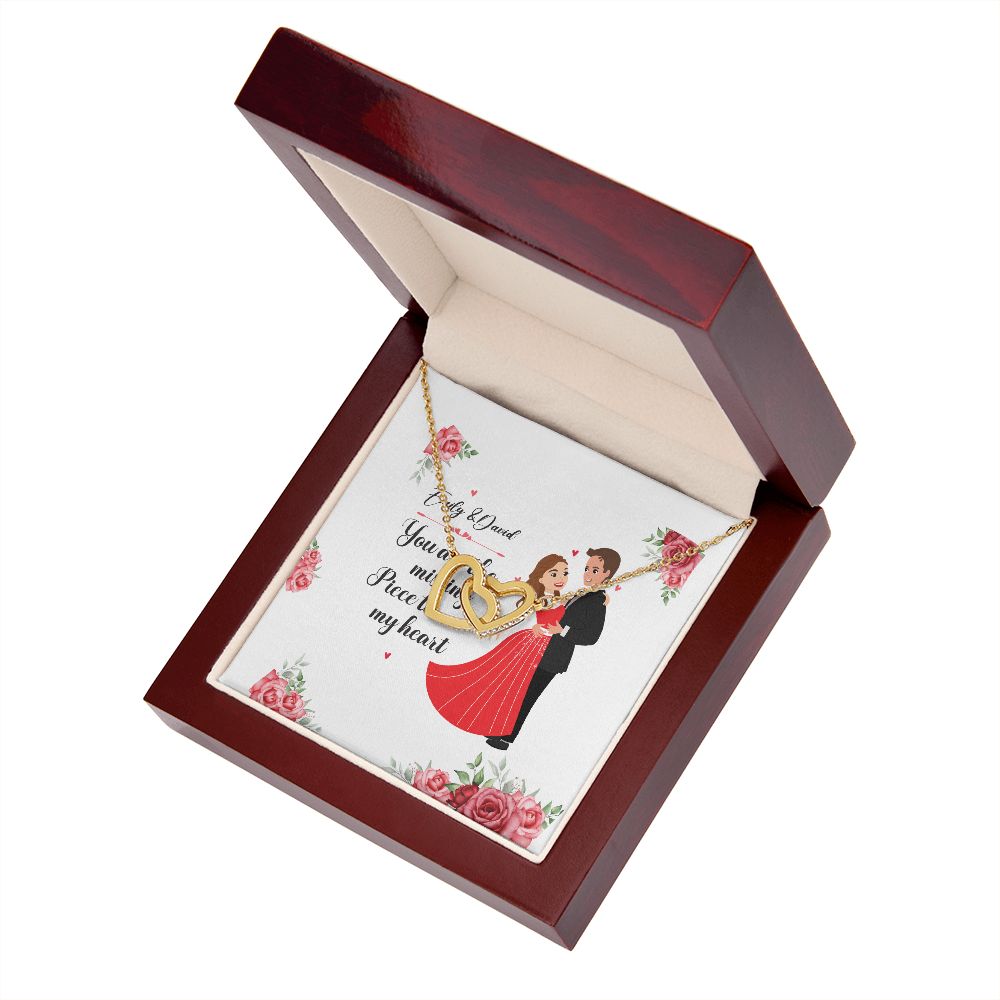 You Are The Missing Piece to My Heart Inseparable Necklace-Express Your Love Gifts
