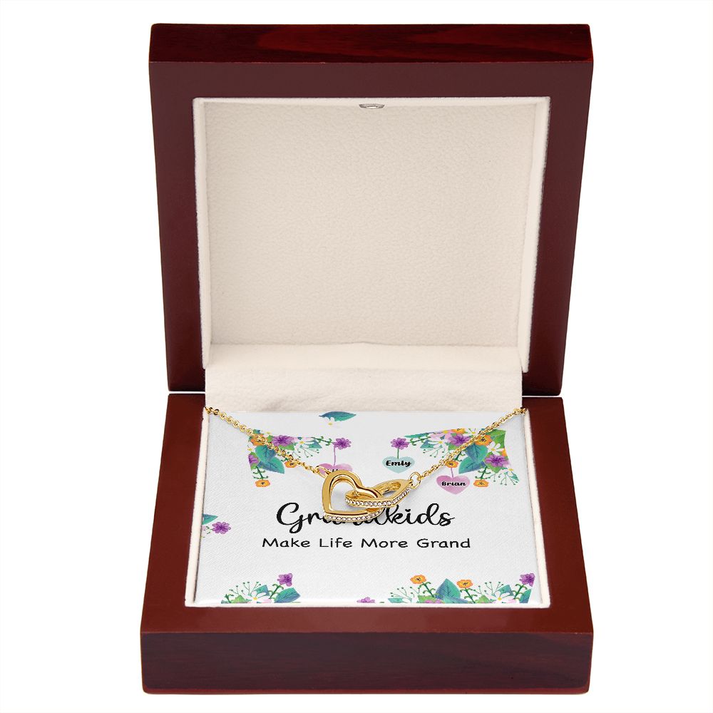 Grandkids Make Life More Grand Inseparable Necklace-Express Your Love Gifts