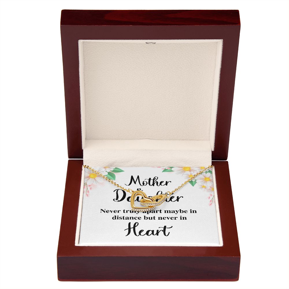 Mother and Daughter Never Truly Apart Inseparable Necklace-Express Your Love Gifts