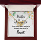 Mother and Daughter Never Truly Apart Inseparable Necklace-Express Your Love Gifts