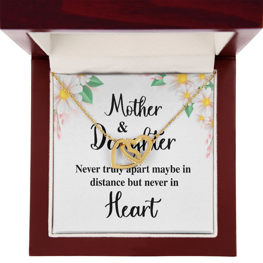 Mother and Daughter Never Truly Apart Inseparable Necklace-Express Your Love Gifts