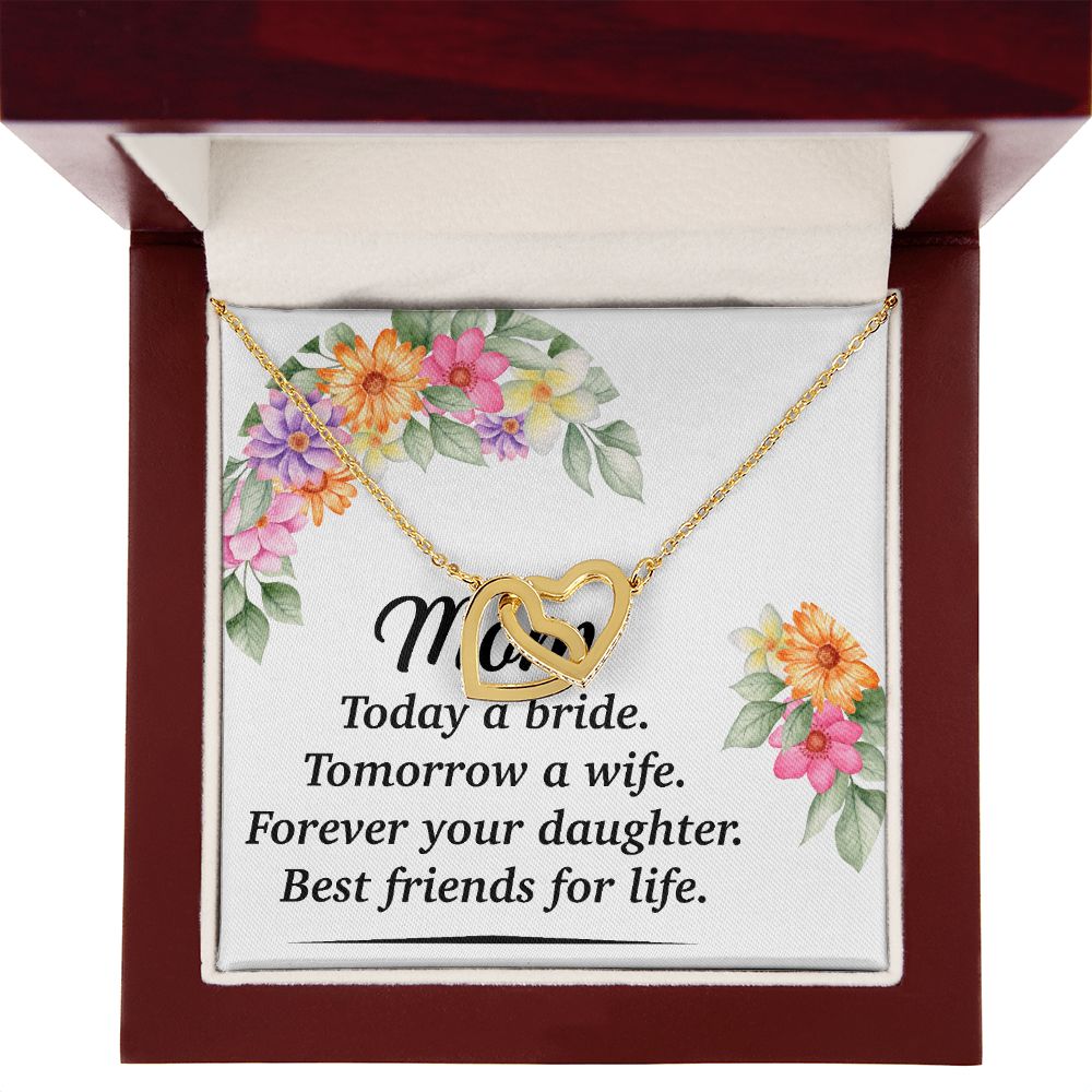Mom Bestfriend For Life Inseparable Necklace-Express Your Love Gifts