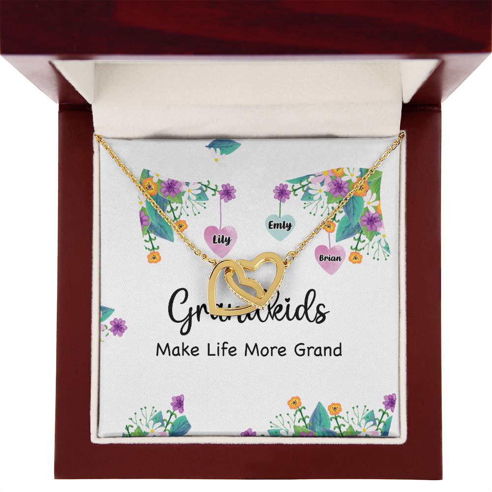 Grandkids Make Life More Grand Inseparable Necklace-Express Your Love Gifts