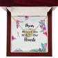 Mom We Love You With All Our Hearts Inseparable Necklace-Express Your Love Gifts