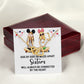Sisters Connected by The Heart Inseparable Necklace-Express Your Love Gifts
