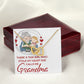 Girl Stole My Haert Calls Me Grandma Inseparable Necklace-Express Your Love Gifts
