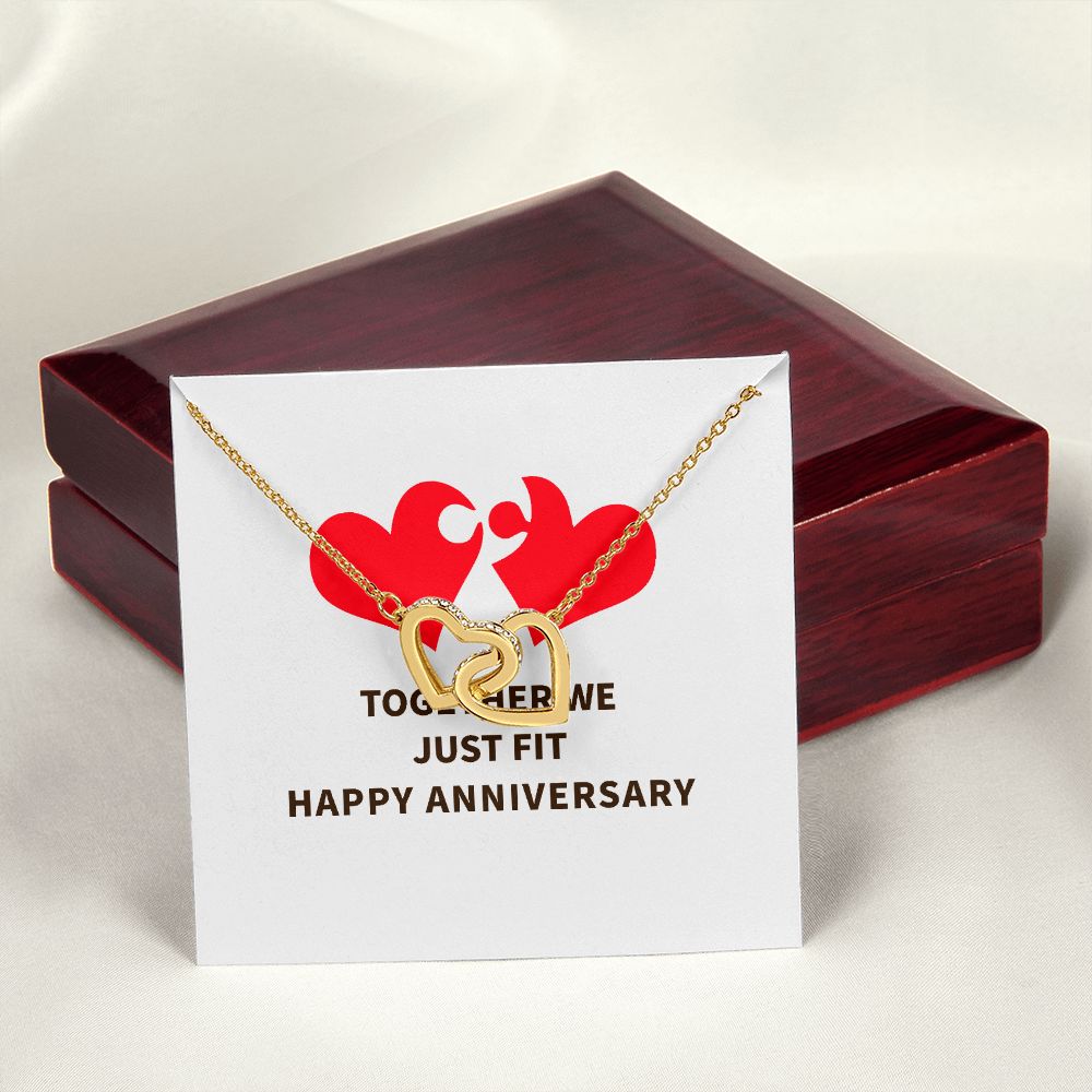 Together We Just Fit Inseparable Necklace-Express Your Love Gifts