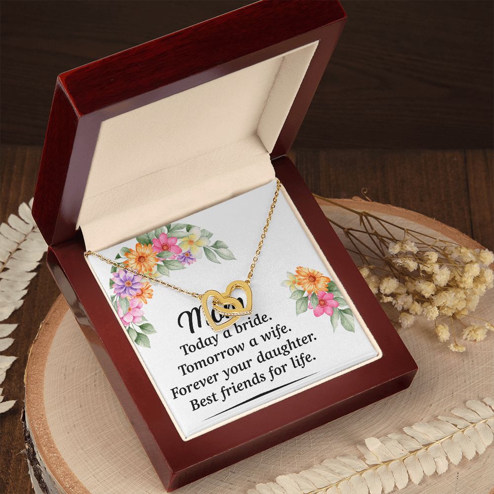 Mom Bestfriend For Life Inseparable Necklace-Express Your Love Gifts
