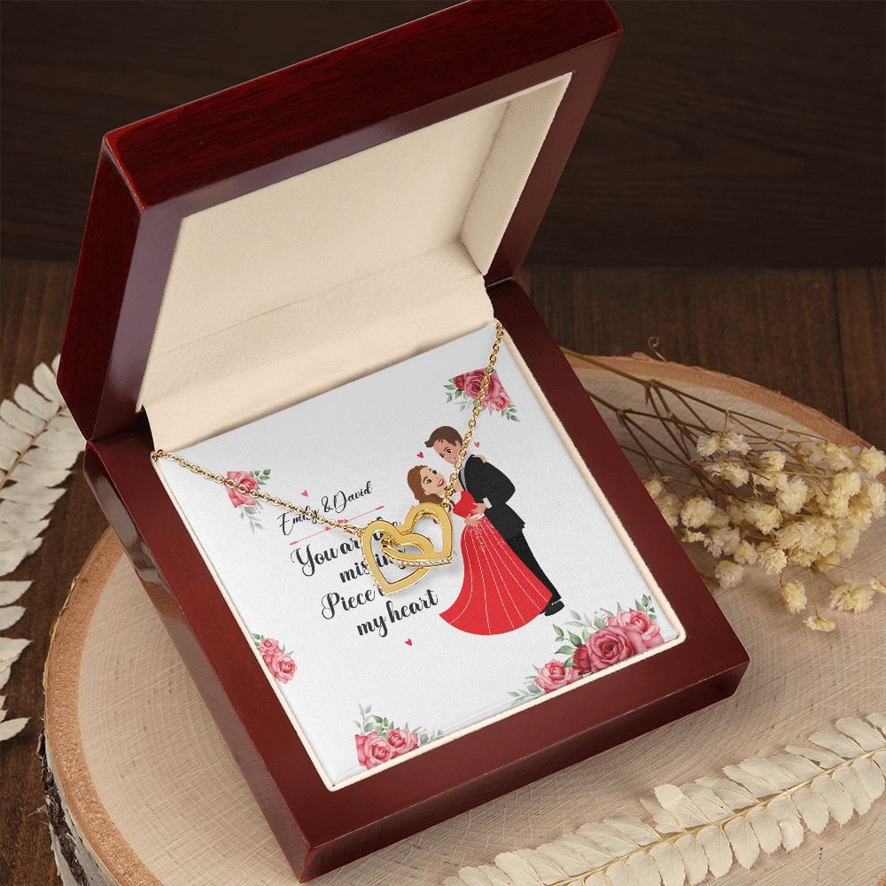 You Are The Missing Piece to My Heart Inseparable Necklace-Express Your Love Gifts