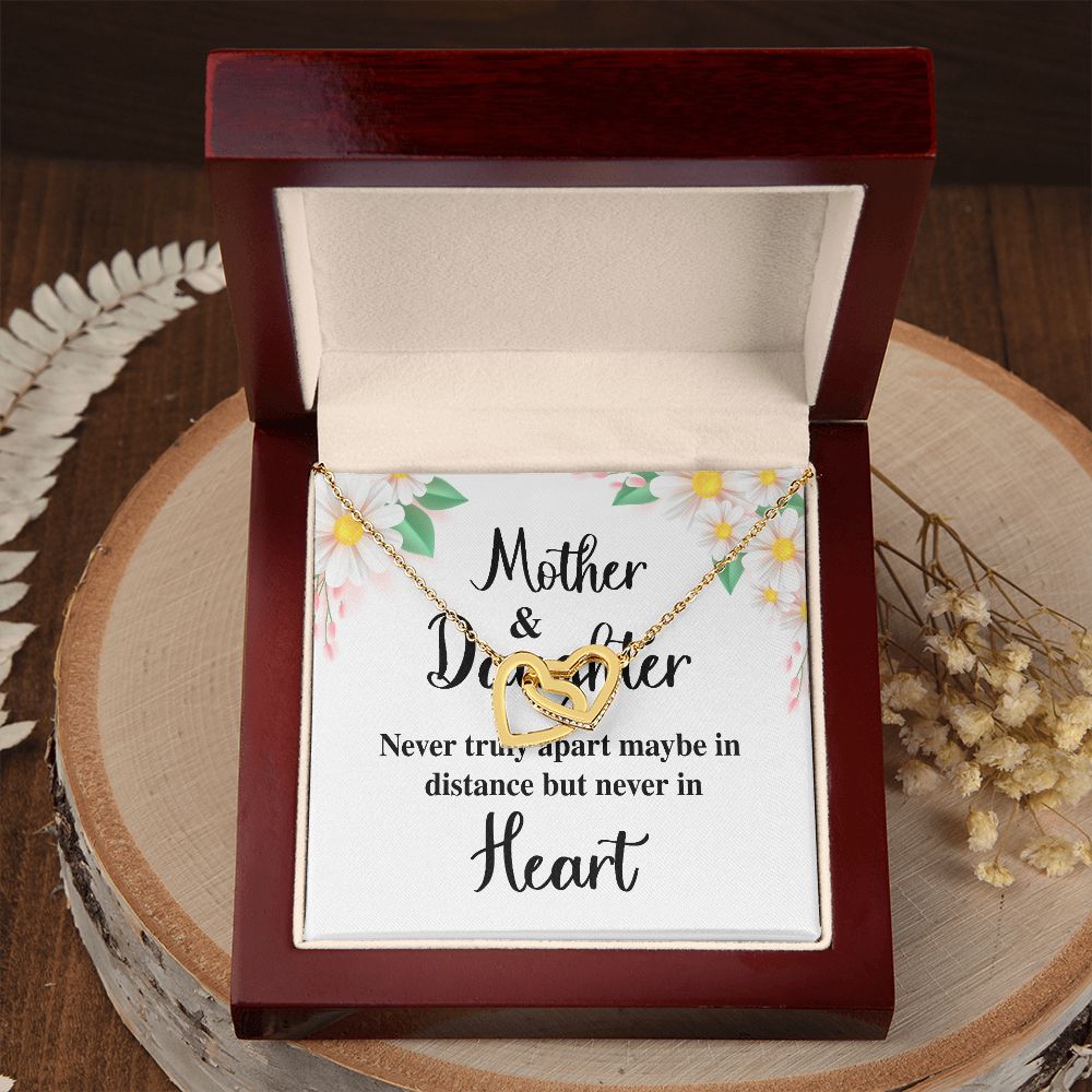 Mother and Daughter Never Truly Apart Inseparable Necklace-Express Your Love Gifts