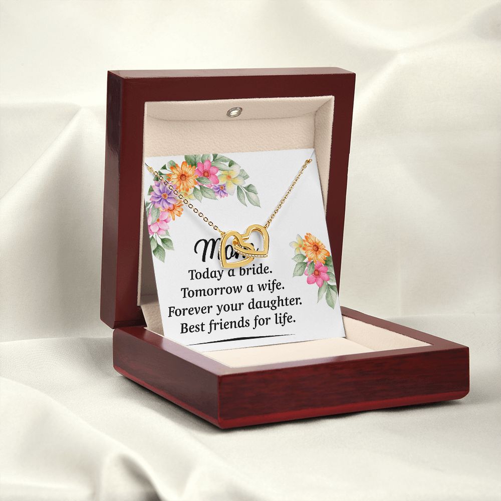 Mom Bestfriend For Life Inseparable Necklace-Express Your Love Gifts