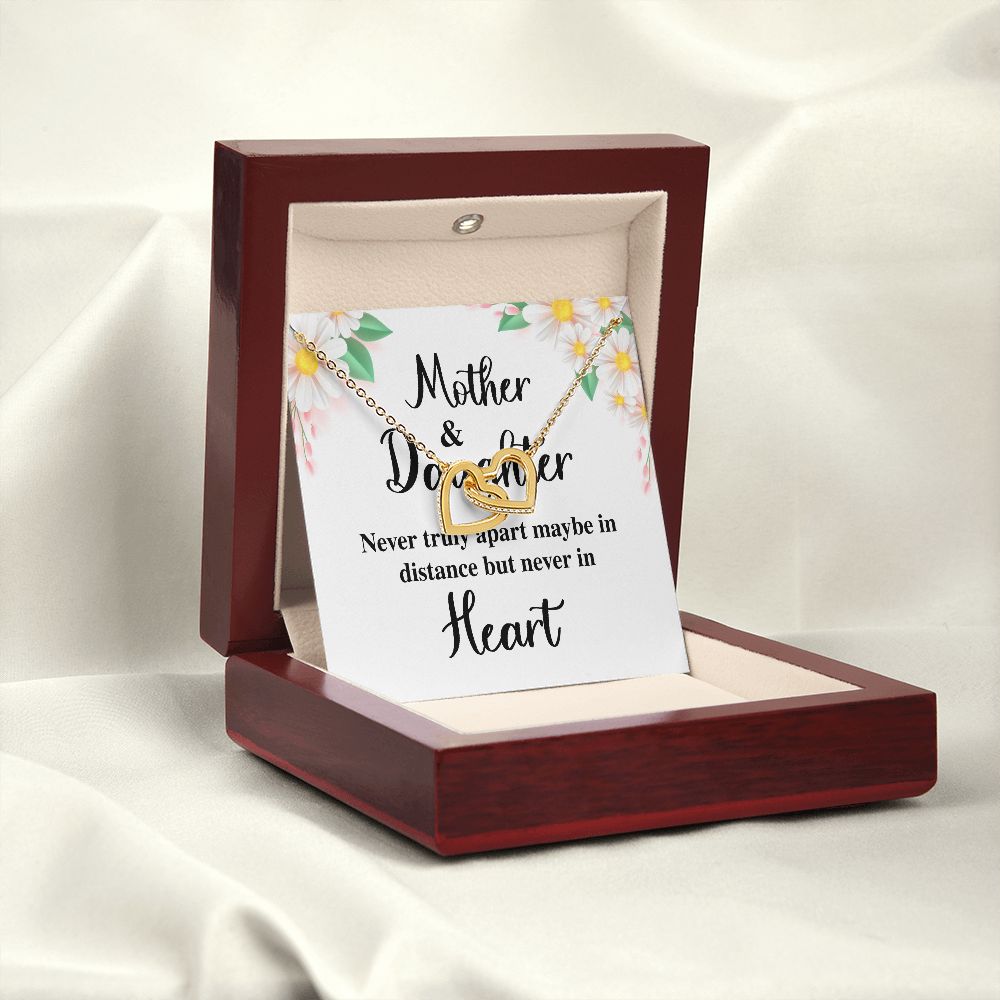 Mother and Daughter Never Truly Apart Inseparable Necklace-Express Your Love Gifts