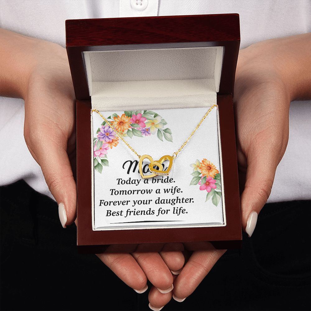 Mom Bestfriend For Life Inseparable Necklace-Express Your Love Gifts