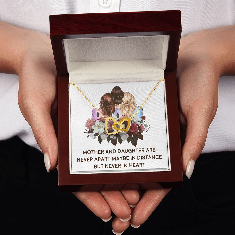 Mother and Daughter Never Apart Inseparable Necklace-Express Your Love Gifts