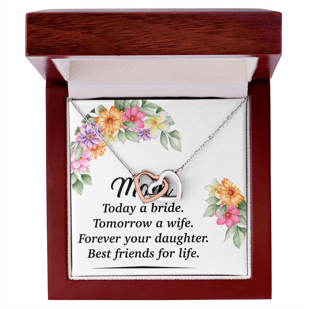Mom Bestfriend For Life Inseparable Necklace-Express Your Love Gifts