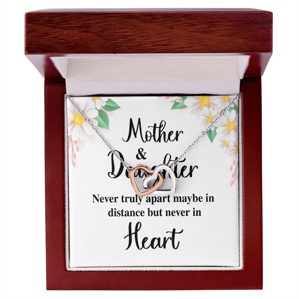 Mother and Daughter Never Truly Apart Inseparable Necklace-Express Your Love Gifts