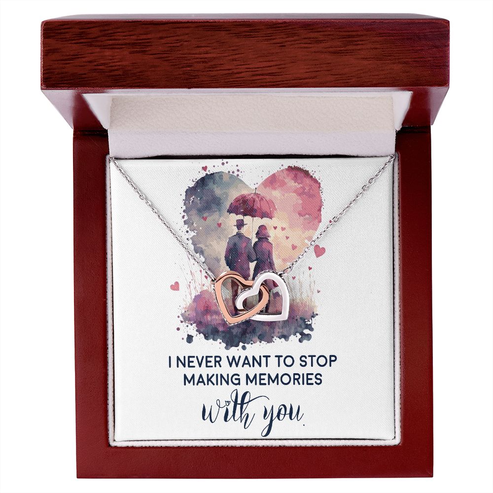 Never Stop Making Memories Inseparable Necklace-Express Your Love Gifts