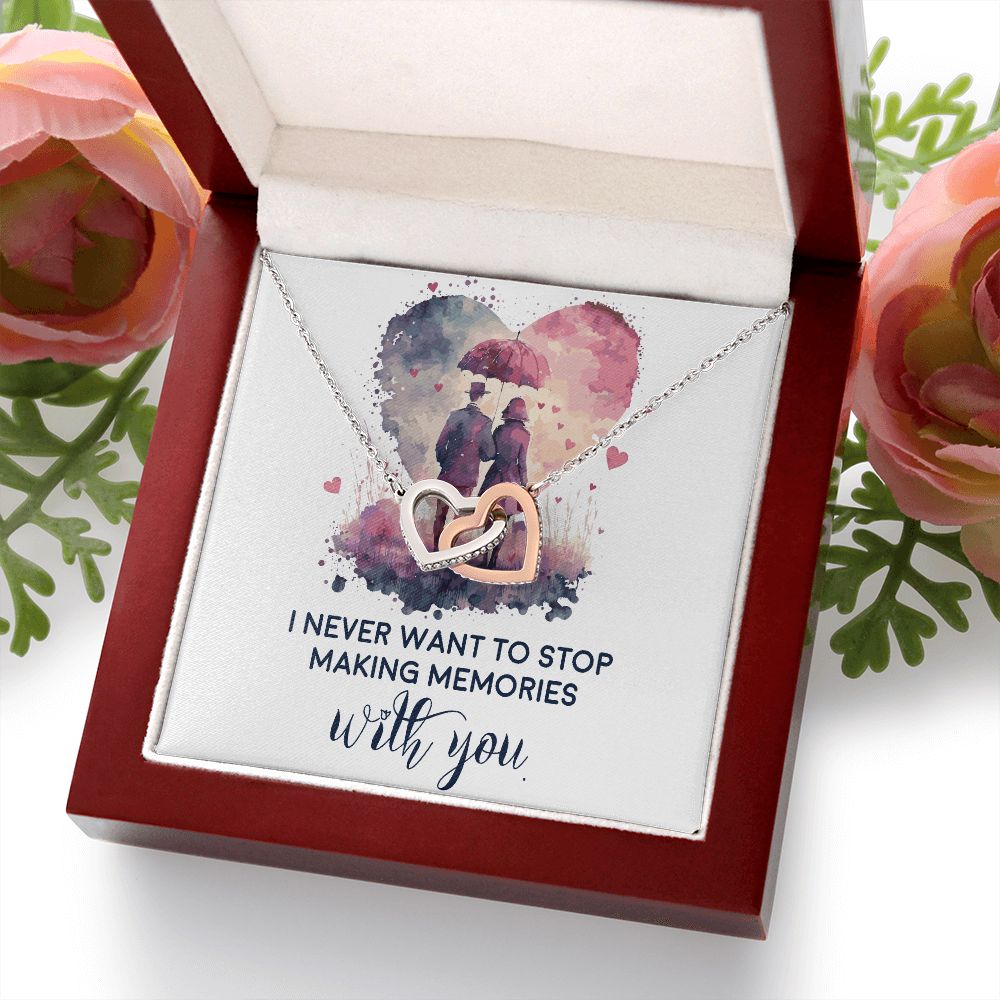 Never Stop Making Memories Inseparable Necklace-Express Your Love Gifts