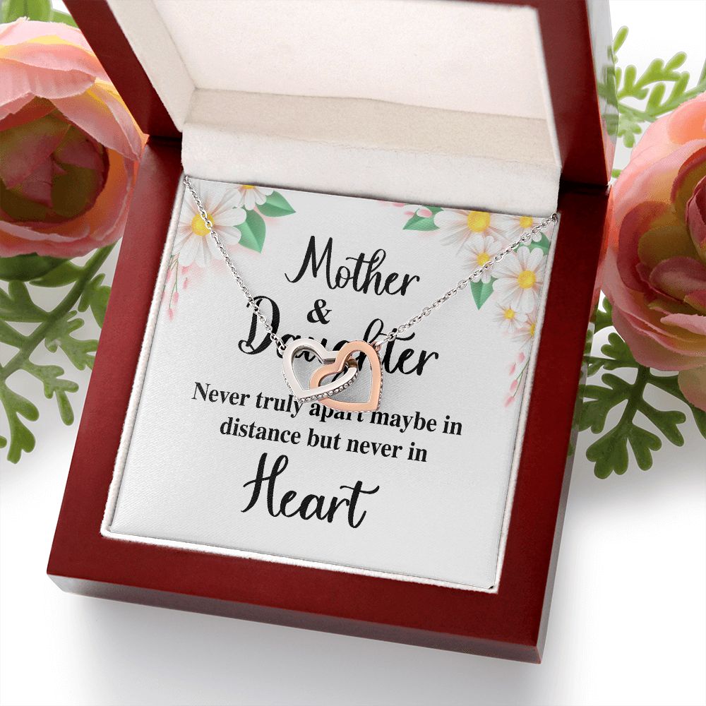 Mother and Daughter Never Truly Apart Inseparable Necklace-Express Your Love Gifts