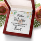 Mother and Daughter Never Truly Apart Inseparable Necklace-Express Your Love Gifts