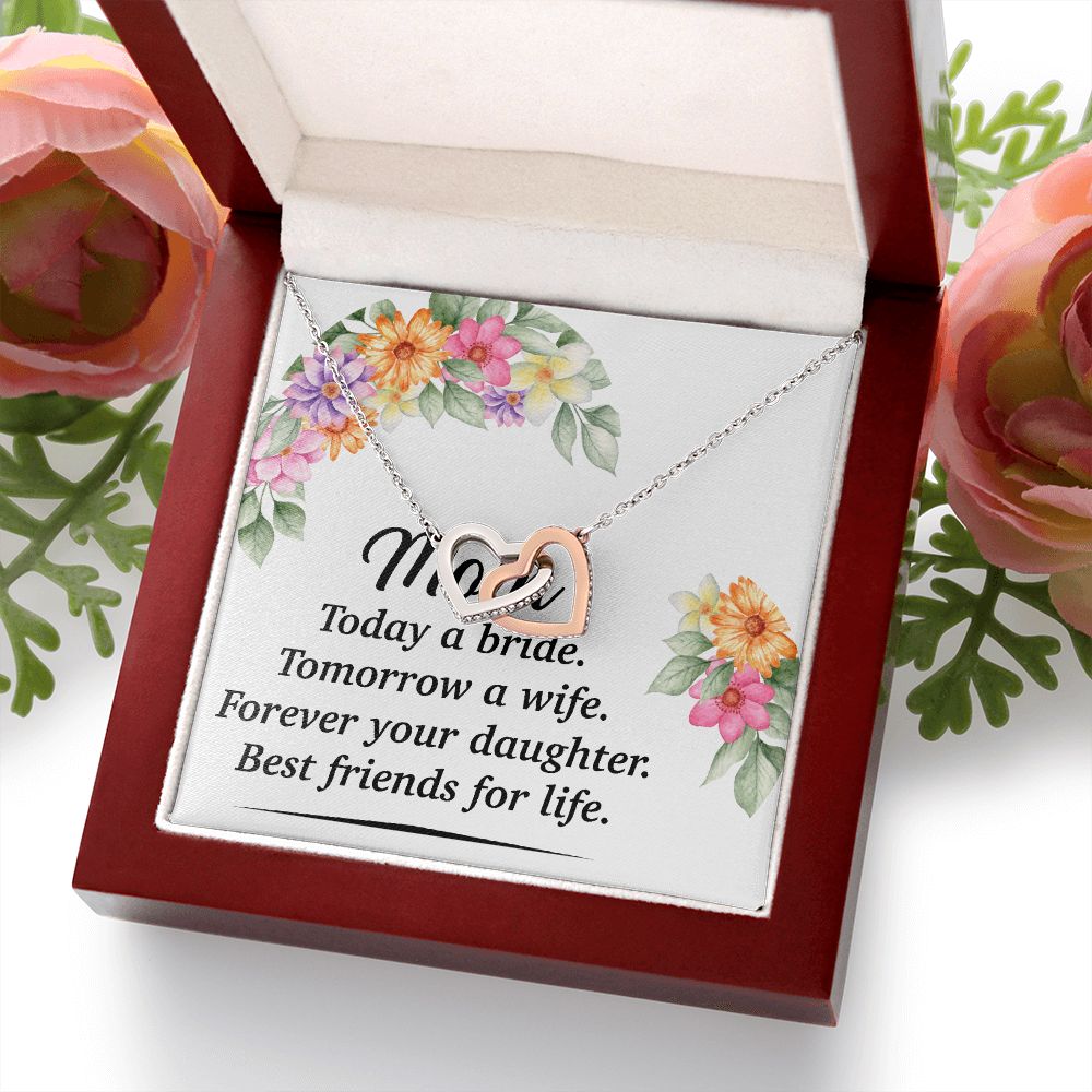 Mom Bestfriend For Life Inseparable Necklace-Express Your Love Gifts