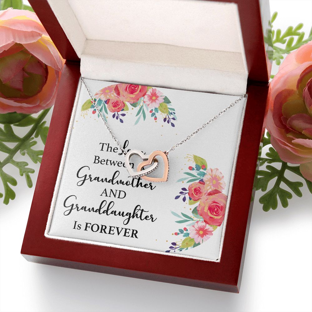 The Love Between a Grandmother and Granddaughter Inseparable Necklace-Express Your Love Gifts