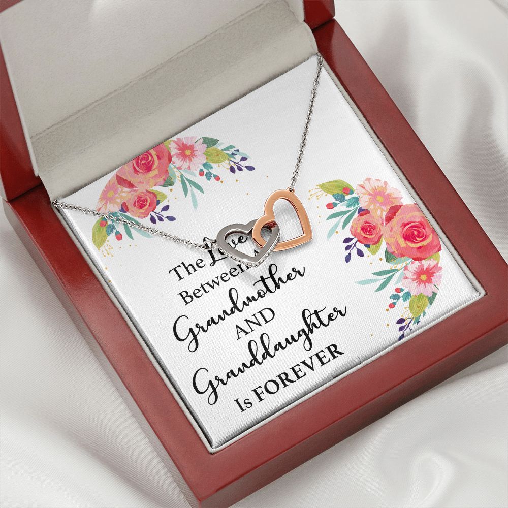 The Love Between a Grandmother and Granddaughter Inseparable Necklace-Express Your Love Gifts