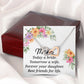 Mom Bestfriend For Life Inseparable Necklace-Express Your Love Gifts