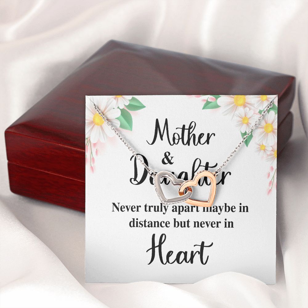 Mother and Daughter Never Truly Apart Inseparable Necklace-Express Your Love Gifts
